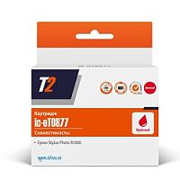 картинка t2 c13t087740 картридж t2 (ic-et0877) для epson stylus photo r1900, красный, с чипом от магазина Tovar-RF.ru