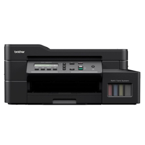 картинка brother dcp-t820dw мфу, а4, цветной струйный, 17/16,5 стр/мин, 128мб, дуплекс, adf20,wifi,lan, обх.лоток 80л, старт.картр.2xbk,1xcmy(dcpt820dwr1) от магазина Tovar-RF.ru