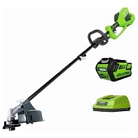 картинка Greenworks Триммер аккумуляторный GD40BCK4, {40V, 35 см, с 1хАКБ 4 А.ч и ЗУ} [1301507UB] от магазина Tovar-RF.ru
