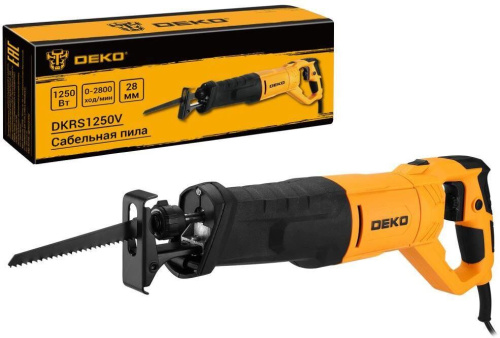 картинка Сабельная пила DEKO DKRS1250V, 1250Вт 083-1072 магазин Tovar-RF.ru являющийся официальным дистрибьютором в России картинка Сабельная пила DEKO DKRS1250V, 1250Вт 083-1072 от магазина Tovar-RF.ru