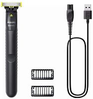 картинка philips триммер oneblade qp1424/10 черный (насадок в компл:2шт) от магазина Tovar-RF.ru