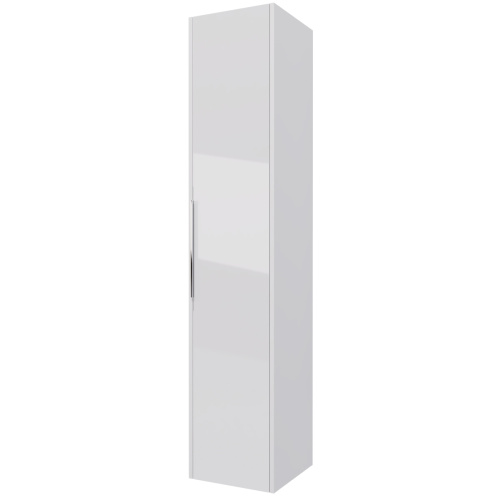 картинка Пенал PRIME, 35 см, подвесной/напольный, универсальный, 1 дверца, 4 стеклянные полки, белый глянец магазин Tovar-RF.ru являющийся официальным дистрибьютором в России картинка Пенал PRIME, 35 см, подвесной/напольный, универсальный, 1 дверца, 4 стеклянные полки, белый глянец от магазина Tovar-RF.ru