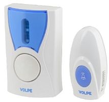 картинка Звонок беспроводной VOLPE (UL-00002403) UDB-Q027 W-R1T1-16S-80M-WH от магазина Tovar-RF.ru
