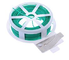 картинка Подвязка для растений INBLOOM Подвязка для растений 30м, металл, полиэтилен 16х12х3 154-001 от магазина Tovar-RF.ru