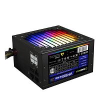 картинка gamemax блок питания atx 500w vp-500-rgb-modular 80+, ultra quiet от магазина Tovar-RF.ru