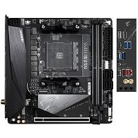 картинка gigabyte b550i aorus pro ax {soc-am4 amd b550 2xddr4 mini-itx ac`97 8ch(7.1) 2.5gg raid+hdmi+dp} от магазина Tovar-RF.ru
