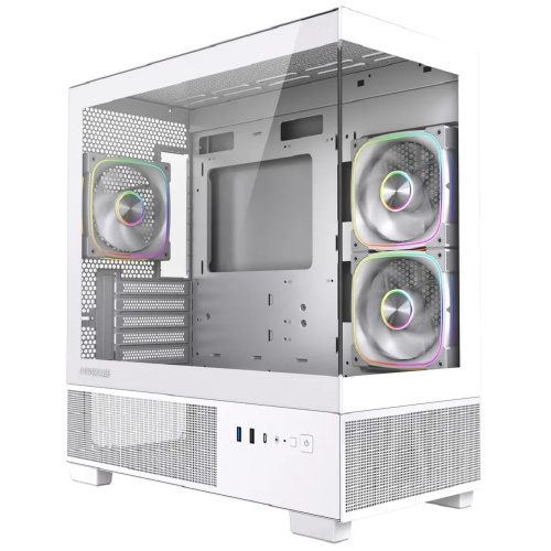 картинка Powercase Корпус Vision Micro S3W, Tempered Glass, Type-C, 3x 120mm ARGB PWM Fan, белый, mATX (CVMMSW-A3) магазин Tovar-RF.ru являющийся официальным дистрибьютором в России картинка Powercase Корпус Vision Micro S3W, Tempered Glass, Type-C, 3x 120mm ARGB PWM Fan, белый, mATX (CVMMSW-A3) от магазина Tovar-RF.ru