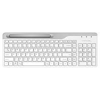 картинка клавиатура a4tech fstyler fbk25 белый/серый usb беспроводная bt/radio slim multimedia от магазина Tovar-RF.ru