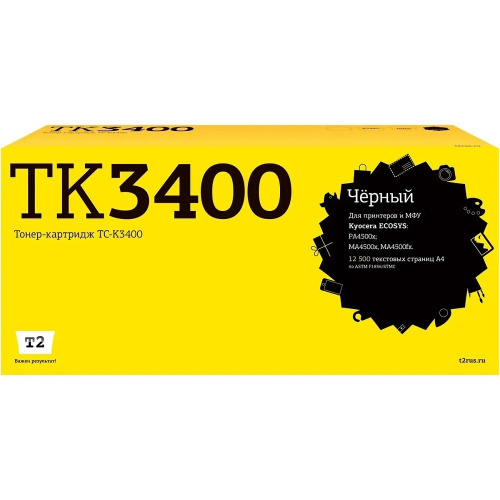 картинка tc-k3400 тонер-картридж t2 для kyocera ecosys pa4500x/ma4500x/ma4500fx (12500 стр.) с чипом от магазина Tovar-RF.ru