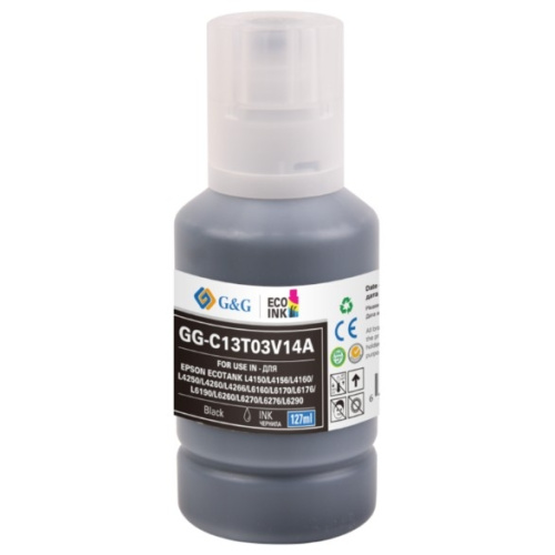 картинка чернила g&g gg-c13t03v14a 101bk черный127мл для epson l4150/l4160/l6160/l6170 магазин Tovar-RF.ru являющийся официальным дистрибьютором в России картинка чернила g&g gg-c13t03v14a 101bk черный127мл для epson l4150/l4160/l6160/l6170 от магазина Tovar-RF.ru