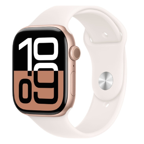 картинка apple watch series 10 46mm rose gold aluminium case with light blush sport band - m/l (mwwu3lw/a) магазин Tovar-RF.ru являющийся официальным дистрибьютором в России картинка apple watch series 10 46mm rose gold aluminium case with light blush sport band - m/l (mwwu3lw/a) от магазина Tovar-RF.ru