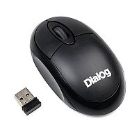 картинка мышь mroc-10u dialog comfort rf 2.4g optical - 3 кнопки + ролик прокрутки, usb, черная от магазина Tovar-RF.ru