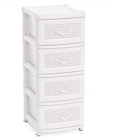 картинка Комод АЛЬТЕРНАТИВА М5507 4-х секцион. (белый) от магазина Tovar-RF.ru