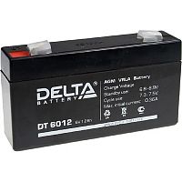 картинка delta dt 6012 (1,2 а\ч, 6в) свинцово- кислотный аккумулятор   от магазина Tovar-RF.ru