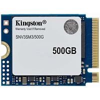 картинка kingston ssd nv3, 500gb, m.2(22x30mm), nvme, pcie 4.0 x4, 3d tlc, snv3sm3/500g от магазина Tovar-RF.ru