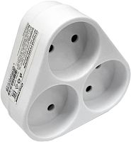 картинка Разветвитеь СПУТНИК SRT203 10А 3 гнезда-розетки от магазина Tovar-RF.ru