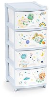 картинка Комод АЛЬТЕРНАТИВА М1243 детский (д/мальч.) 4-х секционный от магазина Tovar-RF.ru