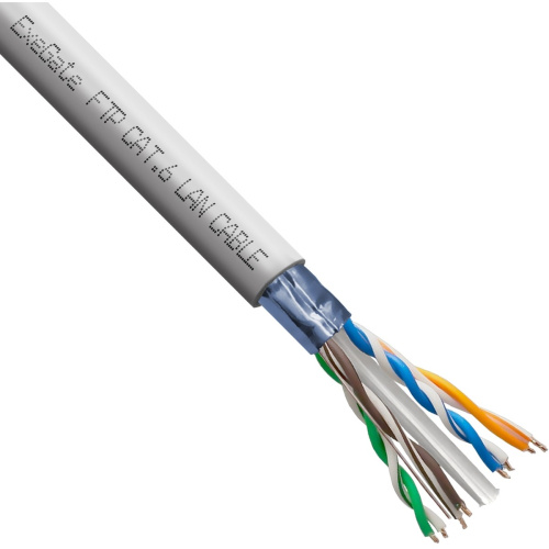 картинка exegate ex300619rus кабель exegate futp4-c6-cca-s23-in-pvc-gy-305 ftp 4 пары кат.6 cca, 0.57мм (23awg), экран, 305м, серый, pvc магазин Tovar-RF.ru являющийся официальным дистрибьютором в России картинка exegate ex300619rus кабель exegate futp4-c6-cca-s23-in-pvc-gy-305 ftp 4 пары кат.6 cca, 0.57мм (23awg), экран, 305м, серый, pvc от магазина Tovar-RF.ru