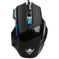 картинка мышь mog-21u nakatomi gaming mouse - игровая, 7 кнопок + ролик прокрутки, usb, черная от магазина Tovar-RF.ru