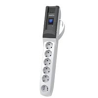 картинка zis сетевой фильтр pilot - pro usb {5 с заземлением +1 в формате gp, usb 3a, с разъёмами type a, c} 5м [арт.183] от магазина Tovar-RF.ru