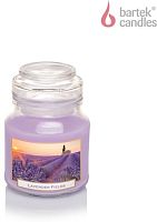картинка Свеча BARTEK Лавандовые поля и мыло (LAVENDER FIELDS & SOAP) 130гр в баночке от магазина Tovar-RF.ru