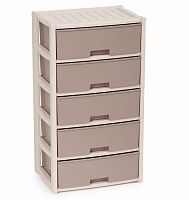 картинка Комод АЛЬТЕРНАТИВА М8760 Колорит 5-ти секцион. широкий (бежевый) от магазина Tovar-RF.ru