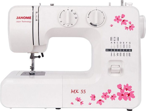 картинка швейная машина janome mx-55 от магазина Tovar-RF.ru