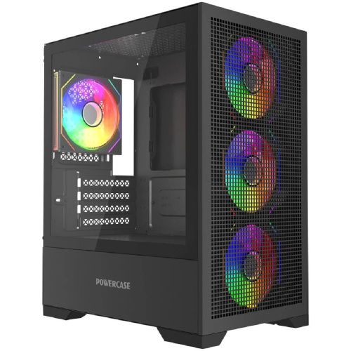 картинка Powercase Mistral Micro B315, Tempered Glass, 4x 120mm ARGB PWM Fan, чёрный, mATX (CMMB315-A4) магазин Tovar-RF.ru являющийся официальным дистрибьютором в России картинка Powercase Mistral Micro B315, Tempered Glass, 4x 120mm ARGB PWM Fan, чёрный, mATX (CMMB315-A4) от магазина Tovar-RF.ru