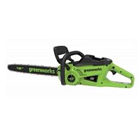 картинка GreenWorks GD40CS20XK4 Цепная пила аккумуляторная, 40V, 40 см, 2000 Вт, бесщеточная,   c 1хАКБ 4 Ач И ЗУ [2008807UB] от магазина Tovar-RF.ru