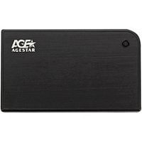 картинка agestar 3ub2a14 black usb 3.0 внешний корпус 2.5" sata agestar 3ub2a14 (black) usb3.0, алюминий, черный, безвинтовая конструкция [10604] от магазина Tovar-RF.ru