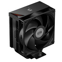 картинка cpu cooler pccooler rt400 digital bk (230w, 4-pin pwm, led temp., 152mm, al/cu, 4x6mm, 1x120mm, 73.32cfm, 34.9dba, 2200rpm, s: 1851/1700/1200/115x, am5/am4, black) от магазина Tovar-RF.ru