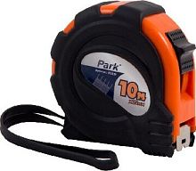 картинка рулетка PARK TM30-10025 рулетка с фиксатором, прорезиненный корпус, 10x25мм (353030) от магазина Tovar-RF.ru
