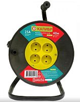 картинка Удлинитель КАЛИБР Удлинитель на катушке УСК2-4-40 (2х2,5) от магазина Tovar-RF.ru
