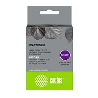картинка картридж ленточный cactus cs-tzes251 черный для brother 1010/1280/1280vp/2700vp от магазина Tovar-RF.ru