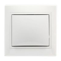 картинка выключатель SMARTBUY (SBE-01w-10-SW1-0-c) Венера, 1-клавишный,белый от магазина Tovar-RF.ru