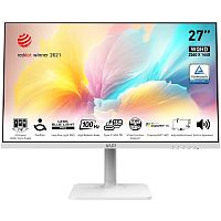 картинка msi modern 27" md272qxpw  белый {ips 2560x1440 100hz 16:9 300cd 178/178 hdmi displayport usb  has pivot} от магазина Tovar-RF.ru