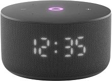 картинка Клонка ЯНДЕКС YNDX-00027BLK Умная колонка Станция Мини 3 с Алисой на YaGPT черная от магазина Tovar-RF.ru