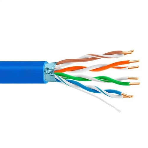 картинка 5bites кабель fs5505-305a-bl витая пара ftp / solid / 5e / 24awg / cca / pvc / blue / 305m магазин Tovar-RF.ru являющийся официальным дистрибьютором в России картинка 5bites кабель fs5505-305a-bl витая пара ftp / solid / 5e / 24awg / cca / pvc / blue / 305m от магазина Tovar-RF.ru