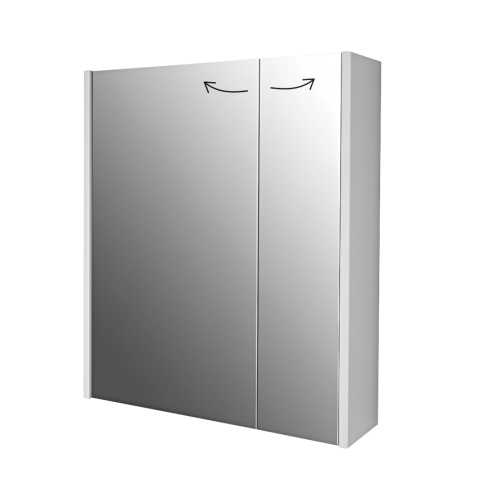 картинка Шкаф зеркальный PRIME, 60 см, 2 дверцы, 2 стеклянные полки, белый магазин Tovar-RF.ru являющийся официальным дистрибьютором в России фото 8 картинка Шкаф зеркальный PRIME, 60 см, 2 дверцы, 2 стеклянные полки, белый от магазина Tovar-RF.ru фото 8