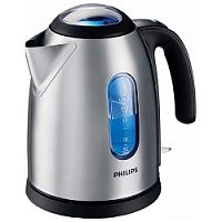 картинка чайник philips hd4667 1.7л. 2400вт серебристый/черный (нержавеющая сталь) от магазина Tovar-RF.ru