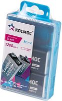 картинка Аккумулятор КОСМОС KOCLi9V1200mAh2B - 1 шт в составе упаковки от магазина Tovar-RF.ru