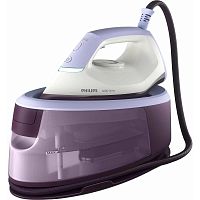 картинка парогенератор philips/ парогенератор philips, мощность 2400 вт, объем 1.4 л , подача пара 120 г/мин, паровой удар 350 г/мин, вертикальное отпаривание, цвет фиолетовый от магазина Tovar-RF.ru