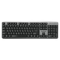 картинка exegate ex264086rus клавиатура exegate ly-401, <usb, серебристый корпус, 104кл, enter большой> color box от магазина Tovar-RF.ru