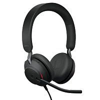 картинка jabra 24189-999-899 наушники с микрофоном jabra evolve2 40 se черный 1.5м накладные оголовье (24189-999-899) от магазина Tovar-RF.ru