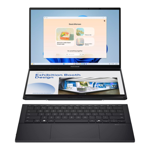 картинка asus zenbook duo ux8406ca-ql345x  [90nb14x1-m00m30] inkwell gray 14" {fhd oled ultra 7 255h/32gb 1tb/intel arc graphics/win11 pro/stylus+sleeve} от магазина Tovar-RF.ru