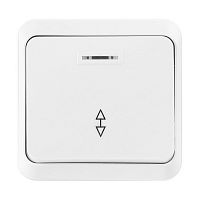 картинка выключатель SMARTBUY (SBE-03w-10-SW12-1) Юпитер, 1-клавишный, белый от магазина Tovar-RF.ru