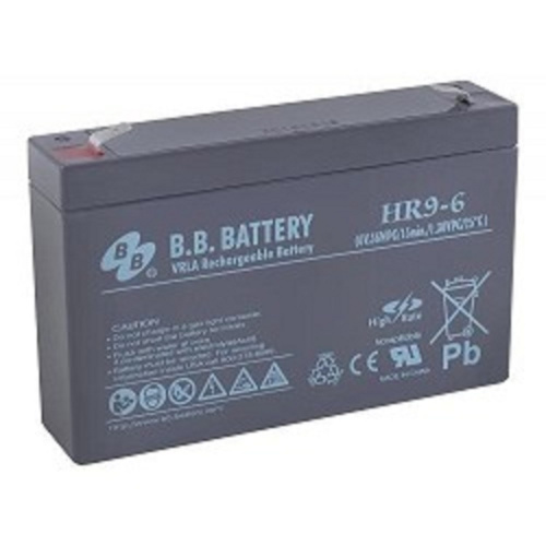 картинка акб b.b. battery hr 9-6 (hr9-6fr) 6в 9ач, дхшхв 151x34x94 мм, масса 1.4 кг, клеммы f2 магазин Tovar-RF.ru являющийся официальным дистрибьютором в России картинка акб b.b. battery hr 9-6 (hr9-6fr) 6в 9ач, дхшхв 151x34x94 мм, масса 1.4 кг, клеммы f2 от магазина Tovar-RF.ru