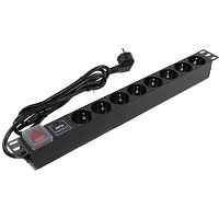 картинка exegate ex280846rus блок розеток exegate serverpro pdu-19h807 al-8s-eu2-sw-spd1, 19",1u,алюм, 8sch, евровилка, 2м, spd1 от магазина Tovar-RF.ru