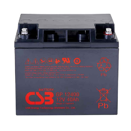 картинка csb батарея gp12400 (i) (12v/40ah) магазин Tovar-RF.ru являющийся официальным дистрибьютором в России картинка csb батарея gp12400 (i) (12v/40ah) от магазина Tovar-RF.ru