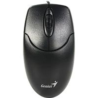 картинка мышь проводная genius netscroll 120 v2, оптическая, разрешение 1000 dpi, кабель 1.5 м, для правой/левой руки. цвет: черный (31010018400) от магазина Tovar-RF.ru